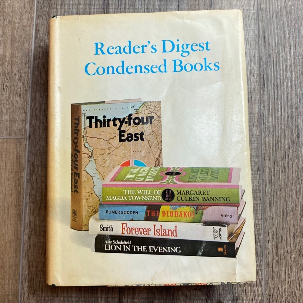 Vintage 1974 Reader's Digest Condensed Books Volume 3 Hardcover Dust Jacket